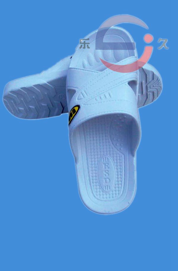 LJ-071 防静电PU拖鞋（白色）